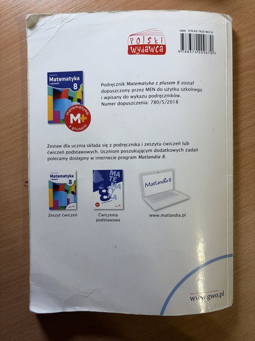 Zbior  zadań Matematyka 8