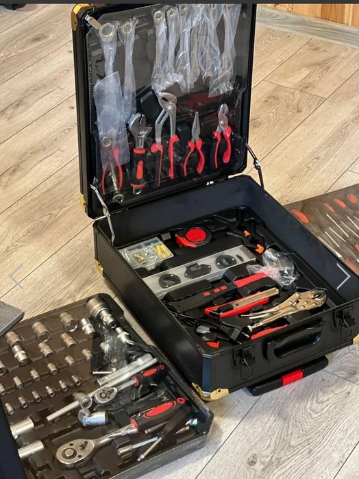 Набір інструменту WMC TOOLS 408 предметів з тріскачкою (у валізі)