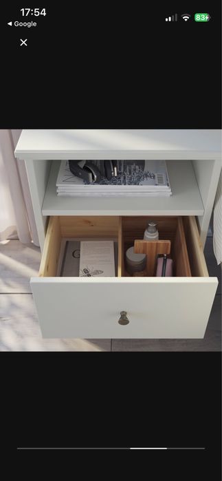 2 mesas cabeceira ikea