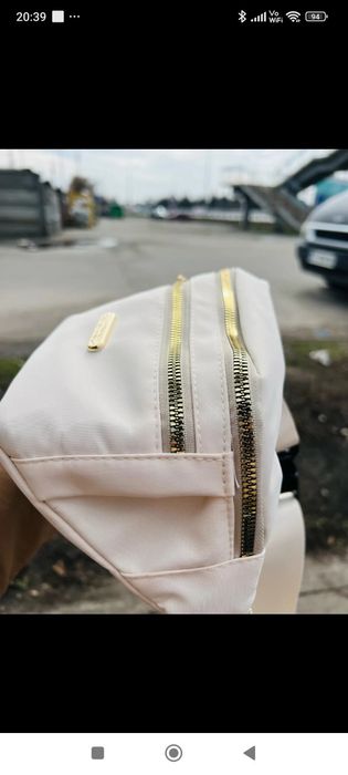 Nerka saszetka Fashion beż gold damska