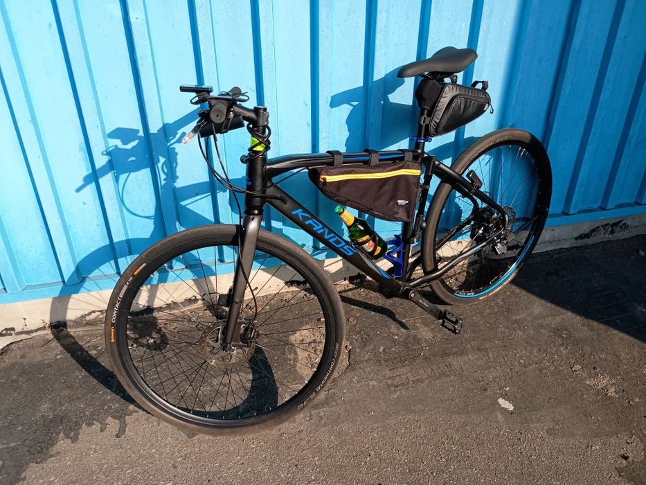 Rower męski rama 21" koła 28" tarczowe Continental