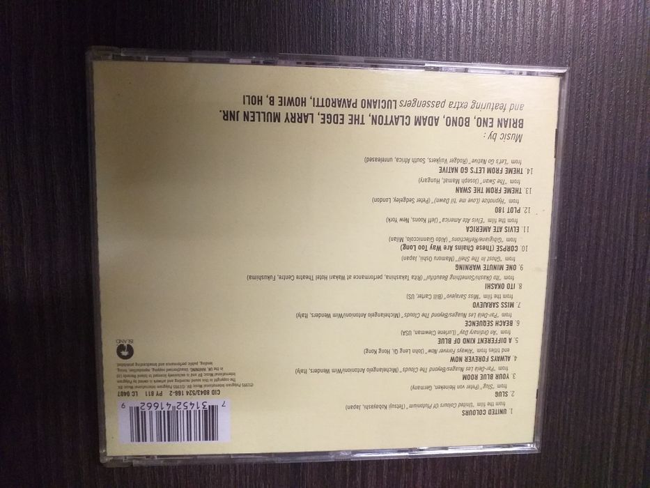 NEW, Passengers OST 1, Soundtracks, U2, Brian Eno, The Edge, CTT Shipping64738607147393122