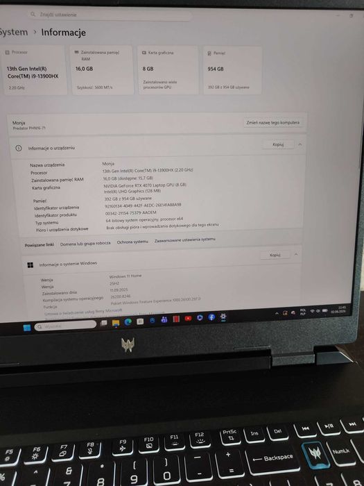 Acer Predator Helios Neo 16