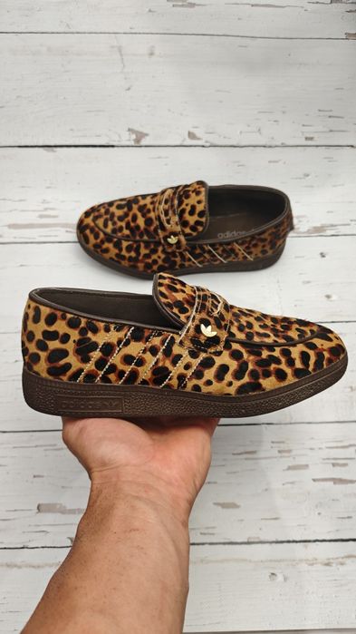 Adidas Originals Pony Hair Leopard Loafers Mokasyny Panterka Skóra R. 38 2/3