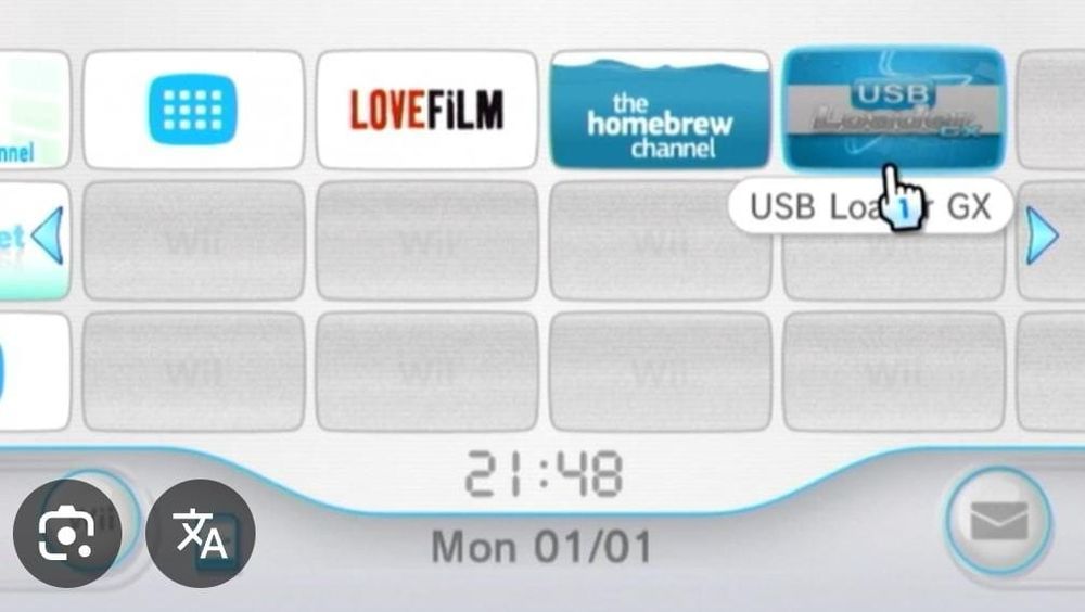 Nintendo Wii com 52 jogos digitais.