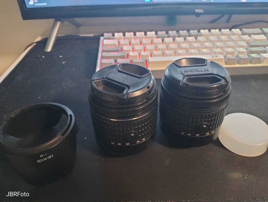 Nikon D5500 Zestaw + 2 obiektywy + 2 baterie + ładowarka 2 slot