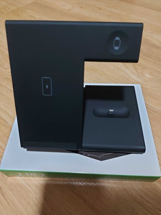 Ładowarka indukcyjna 3 in 1 wireless charger B17 for Apple