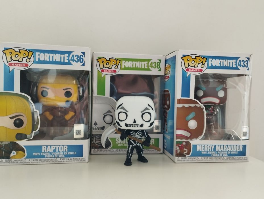 POP FIGURES - Fortnite (Raptor, Skull Troper, Merry Marauder)