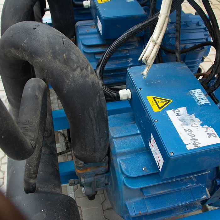 Zestaw sprężarkowy BOCK 3x sprężarka HGX4/650-4 wydajność 3×56,6 m3/h