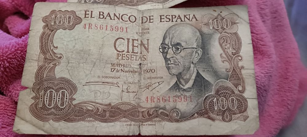 Notas coleção Espanha