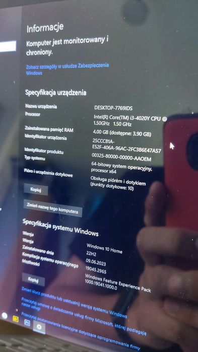 Sony Vaio  10 cali. Laptop. 3G micro sd usb