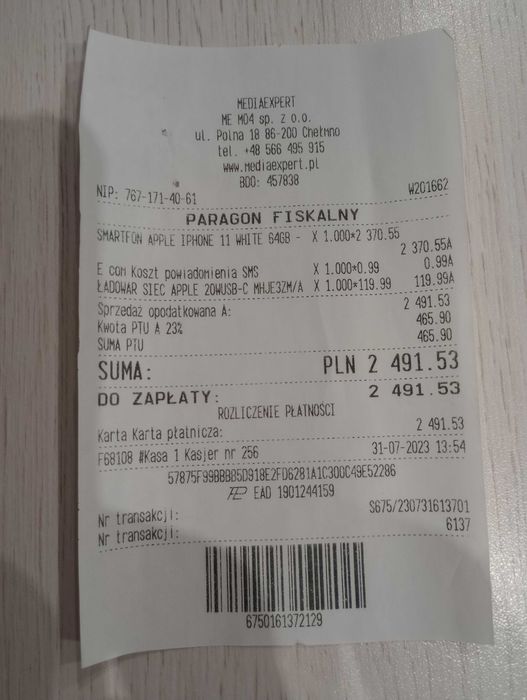 iPhone 11 stan jak nowy