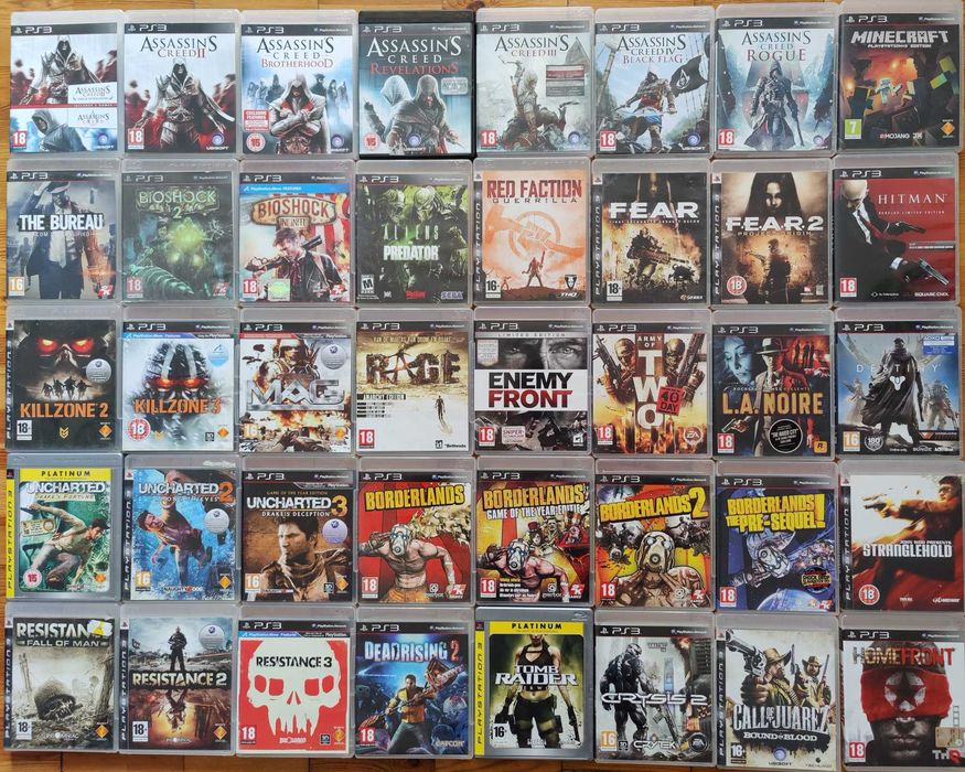 ігри для Sony Playstation 3, PS3 GTA 5 UFC FIFA Minecraft