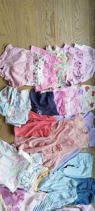Paka firmowych ubrań dziewczynka 92