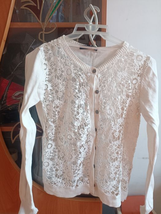 Zestaw bluzka plus sweterek s