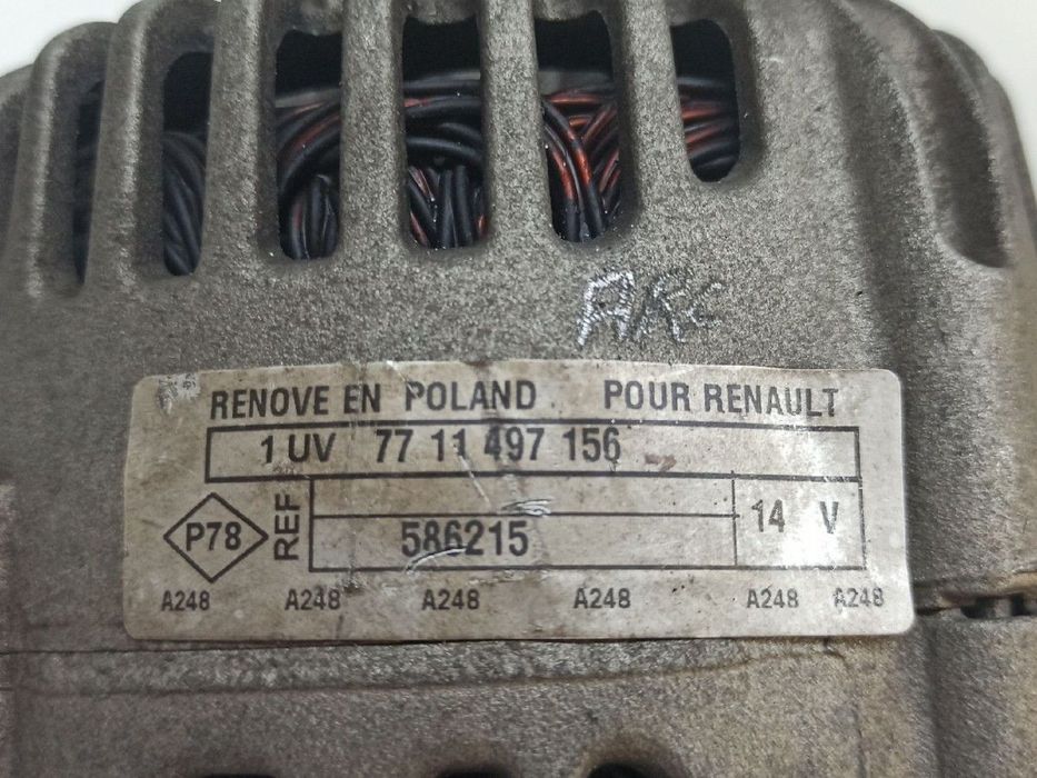 ALTERNADOR RENAULT CLIO II FASE II (B/CB0) AUTHENTIQUE