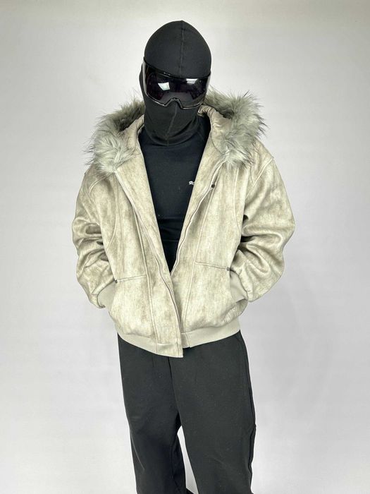 Аляска Bomber Jacket куртка бомбер курточка на капюшоні хутро