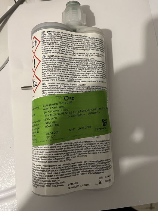 Klej epoksydowy 3M™ Scotch-Weld™ 7260 B/A FC NS