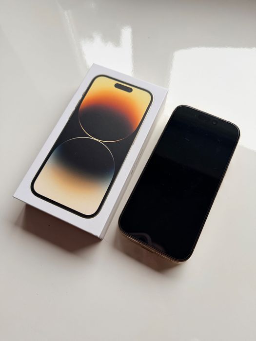 iPhone 14 Pro 256 GB – Złoty – Używany, stan bardzo dobry