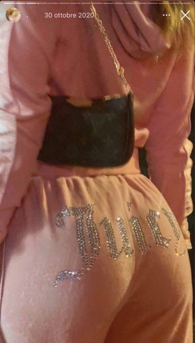 Костюм juicy couture джуси велюровый топ со стразами паетками худи