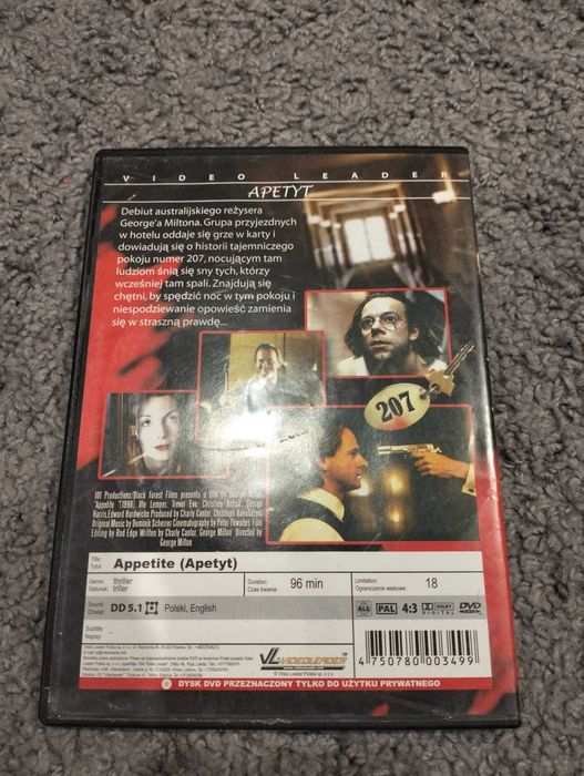 Apetyt film DVD.