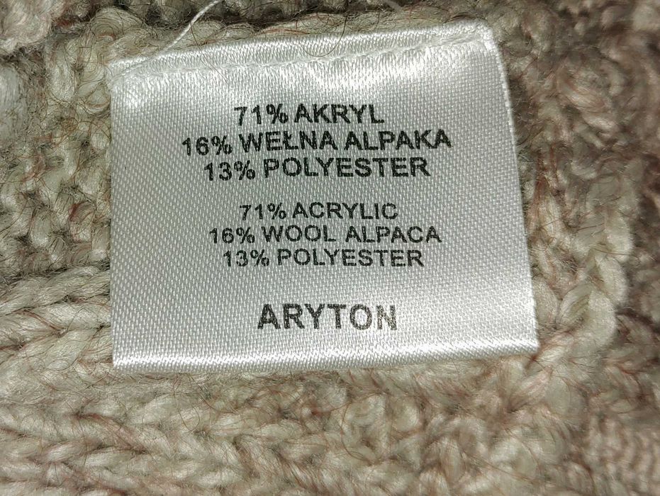 Aryton dzianinowy bezrękawnik xs