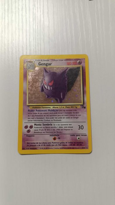 Pokémon Gengar Holo Fossil Set
