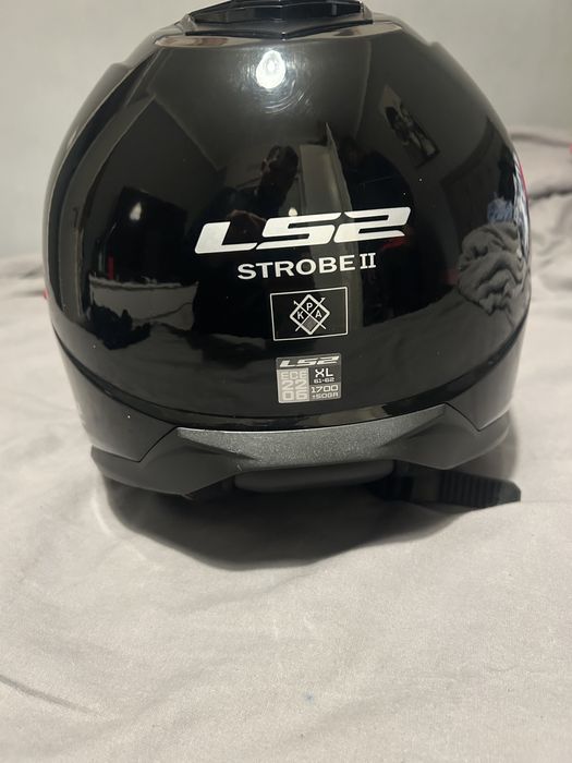 Capacete LS2 com luvas
