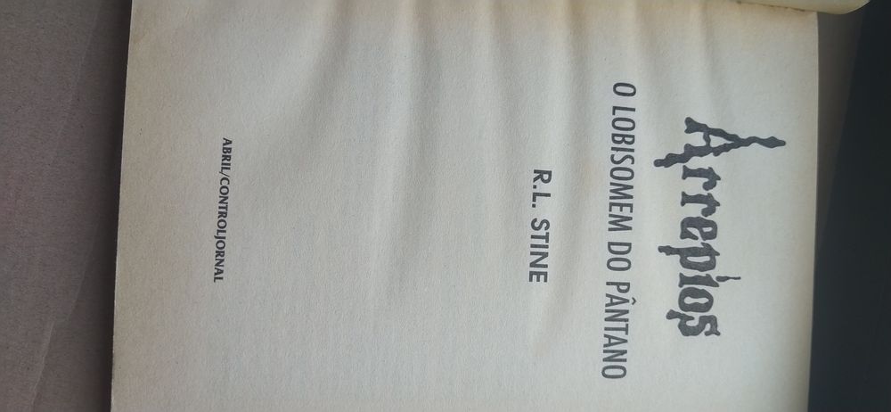 Livro da coleção Arrepios