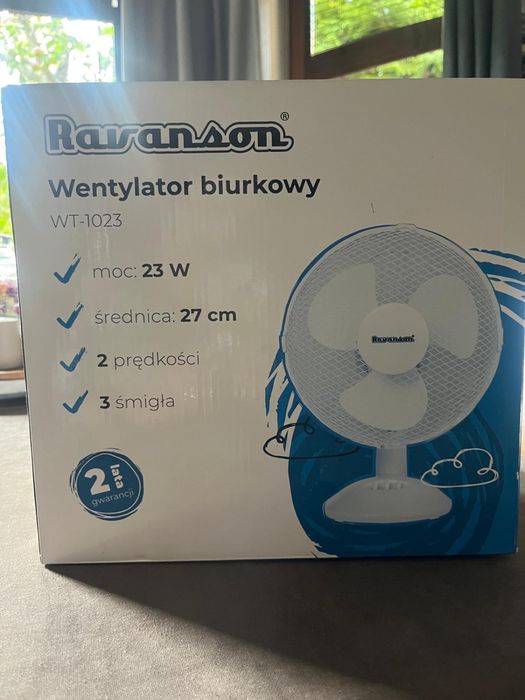 Niwy wentylator biurkowy Ravanson WT-1023