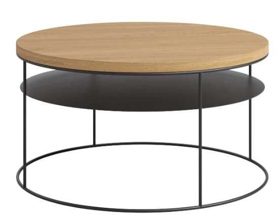 Duży stolik kawowy z półką Take Me Home Amsterdam 80 cm