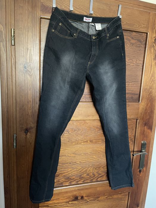 Jeansy granatowr bonprix