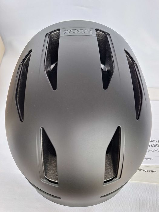 Kask rowerowy Uvex Urban Planet LED Black Matt L 58-61cm