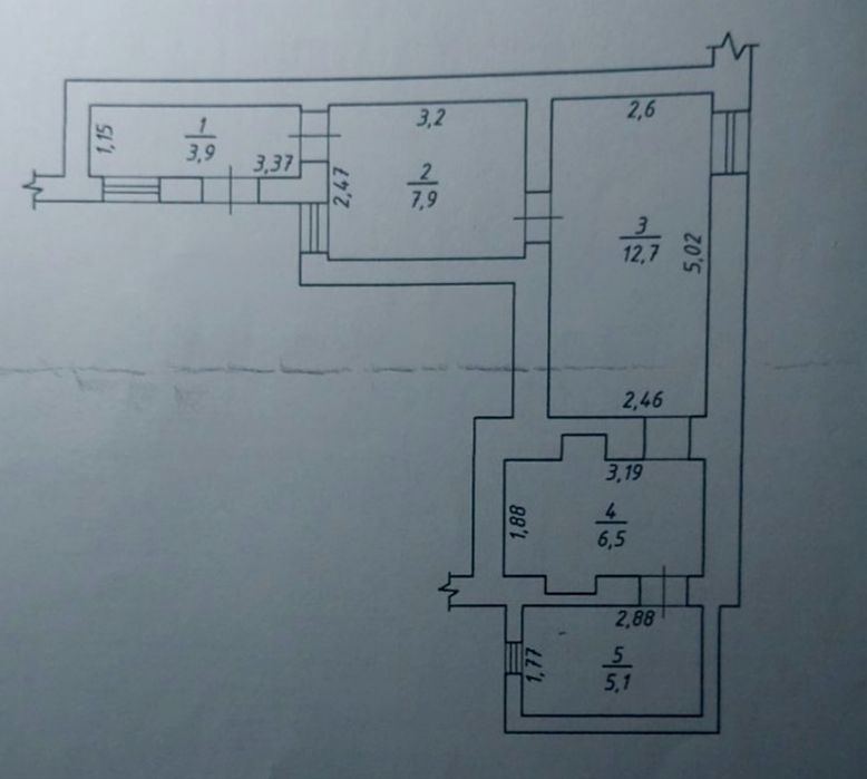 Квартира 36 кв. М Центр по вул Архангельська