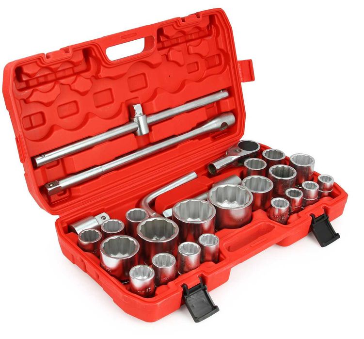 Klucze Nasadowe 26PCS 3/4'' & 1'' 21-65mm 12-kąt  M58251