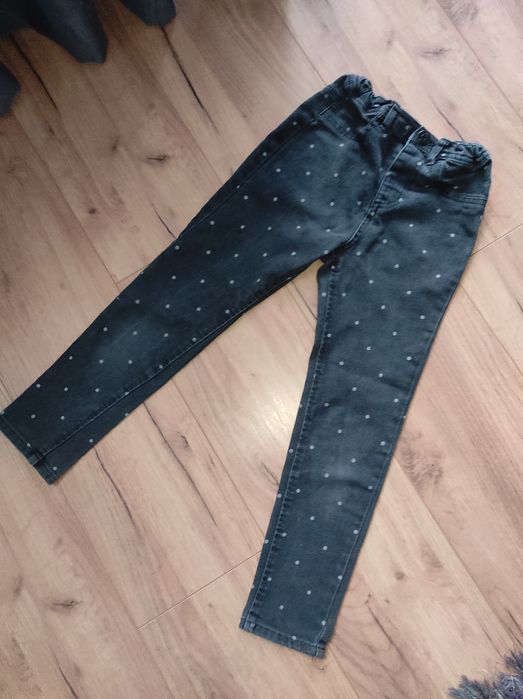Spodnie jeans dla dziewczynki Sinsay 128
