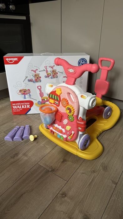 Музыкальные ходунки, велосипед, столик 5 в 1