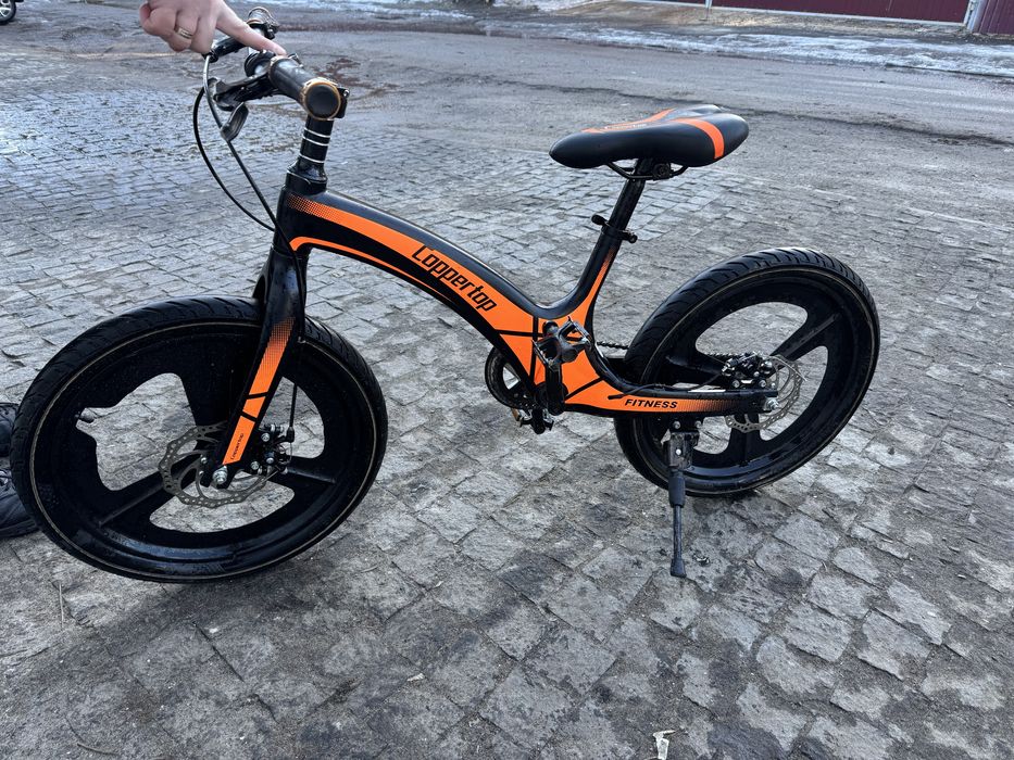 Велосипед Coppertop Fitness 20" Чорний магнієва рама