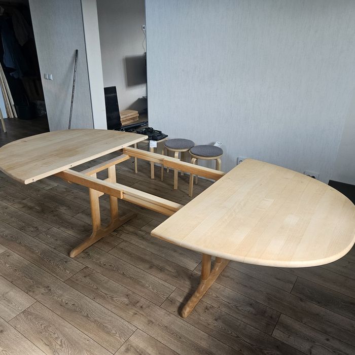 стіл розкладний дерев'яний 260×120