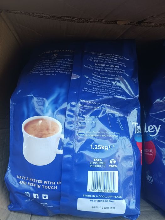 Herbata tetley 400 torebek x2