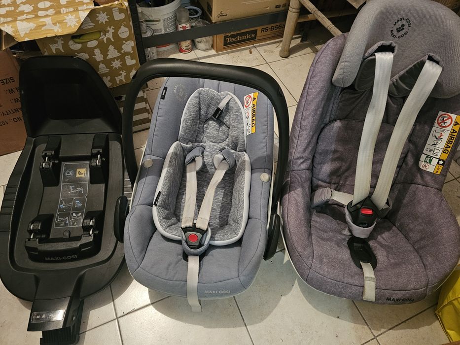 Zestaw fotelików Maxi Cosi - Pebble Pro + Pearl Pro + podstawa ISOFIX