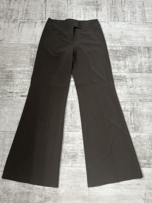 Жіночі класичні брюки mandarin & mint розмір 1 / XS-S сіро-коричневі кльош