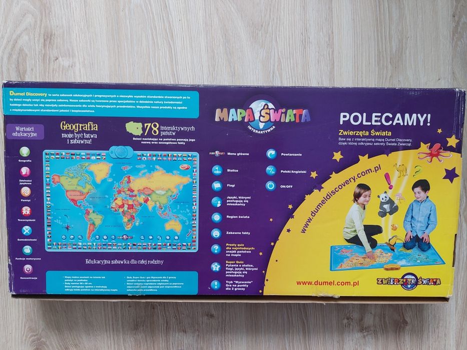 Interaktywna Mapa świata  DUMEL Discovery