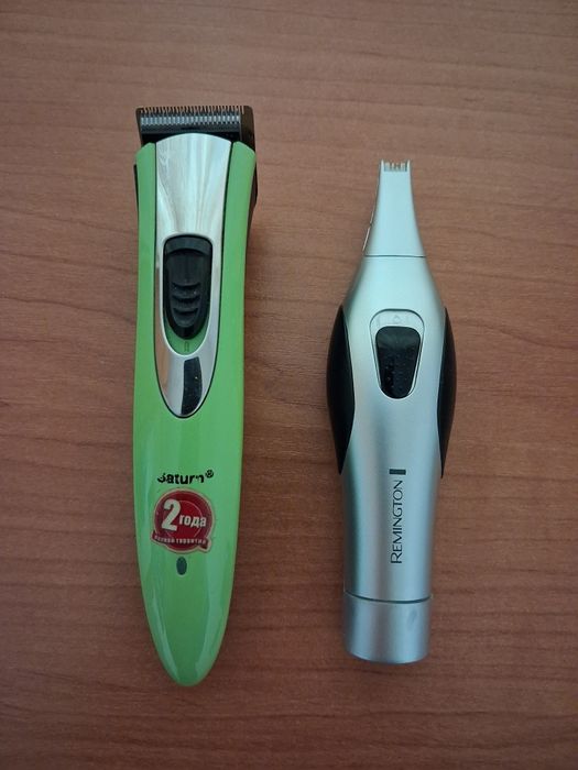 Машинка для стрижки волос Saturn и Remington,цена за всё,триммер