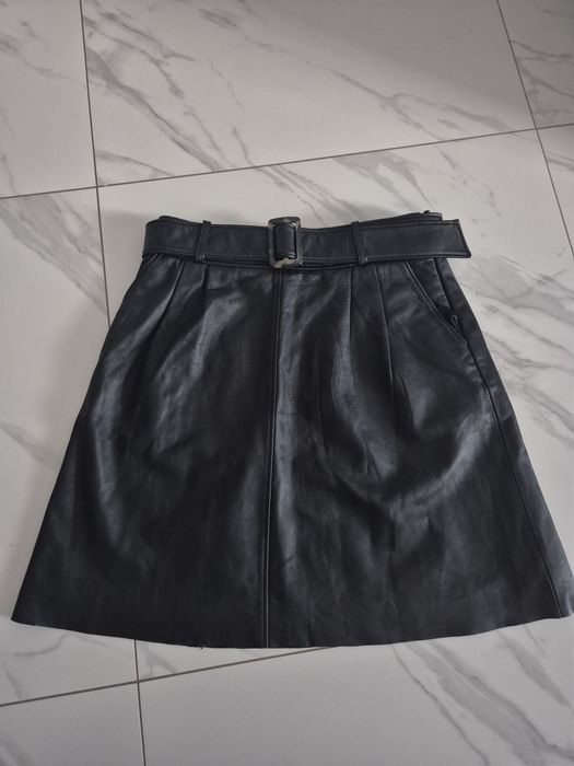 Skórzana spódnica massimo dutti S