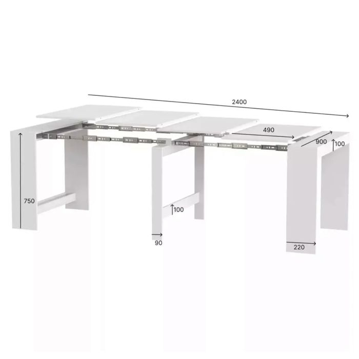 Стол-трансформер Python, Питон - раскладной обеденный стол