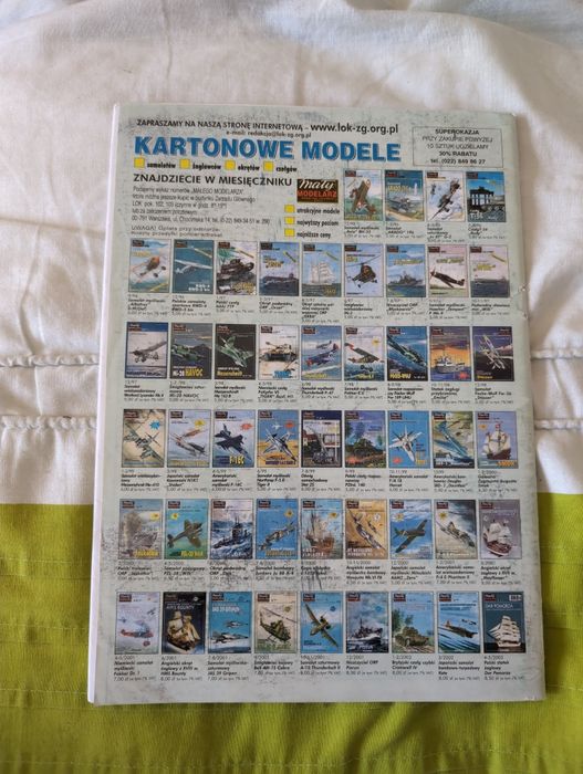 Model samolotu z papieru