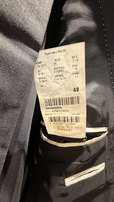 Fato de homem blaser e calça cinza