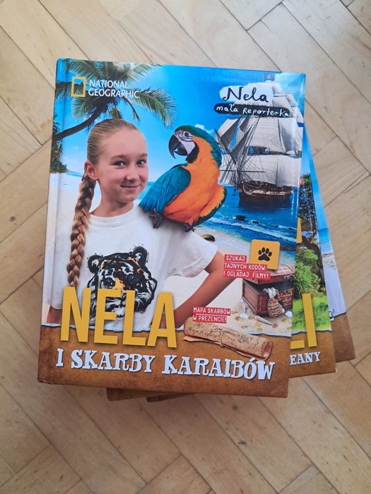 7 książek z serii Nela mała reporterka +2 mapki