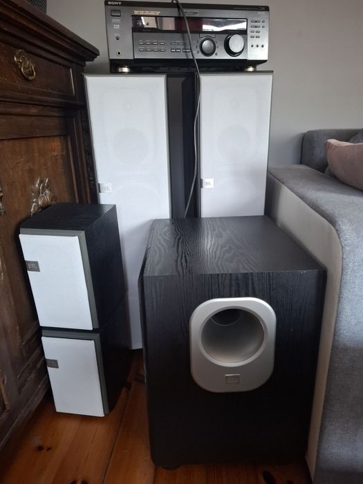 Zestaw  głośników  jbl plus wzmacniacz sony
